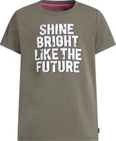 WE Fashion Meisjes T-shirt met glitteropdruk
