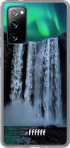 6F hoesje - geschikt voor Samsung Galaxy S20 FE - Transparant TPU Case - Waterfall Polar Lights #ffffff