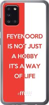 6F hoesje - geschikt voor Samsung Galaxy A31 -  Transparant TPU Case - Feyenoord - Way of life #ffffff