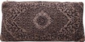 Myroundie - sierkussen - kussen - 35 x 70 cm - jacquard - lichtbruin