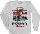 Vendredi 13 T-shirt manches longues -L- Camp Crystal Lake Wit