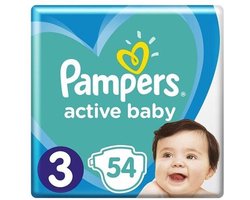 Pampers Active Baby Maat 3-54 Luiers
