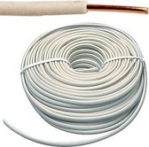 VOB draad / VD draad 2,5 mm² Eca - wit (H07V-U) - rol 100 meter