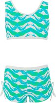Snapper Rock UV werende Zwemset Kinderen lange mouwen Zeemeermin - Turquoise - Maat 86-92
