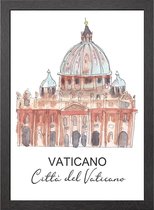 VATICAAN A2 POSTER IN LIJST - JOYIN