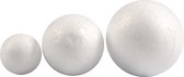 Ballen, d 20+30+40 mm, wit, 12 stuk/ 1 doos