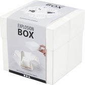 Explosion box, afm 7x7x7,5+12x12x12 cm, off-white, 1 stuk