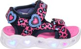 Skechers Heart Lights sandalen met lichtjes - Roze - Maat 25