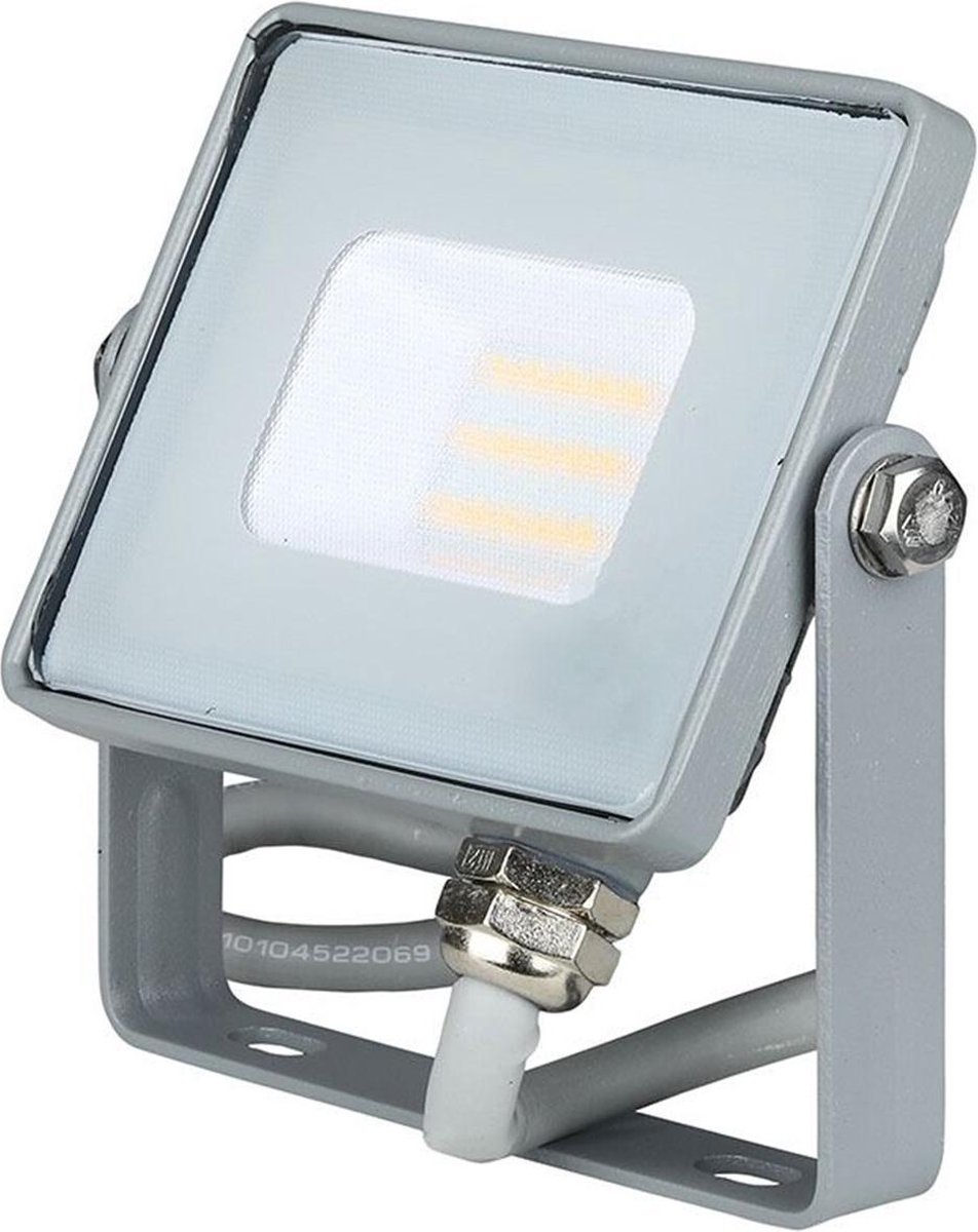 SAMSUNG - LED Bouwlamp 10 Watt - LED Schijnwerper - Nirano Dana - Natuurlijk Wit 4000K - Mat Grijs - Aluminium