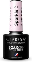 Claresa UV/LED Gellak Sparkle #2 – 5ml.