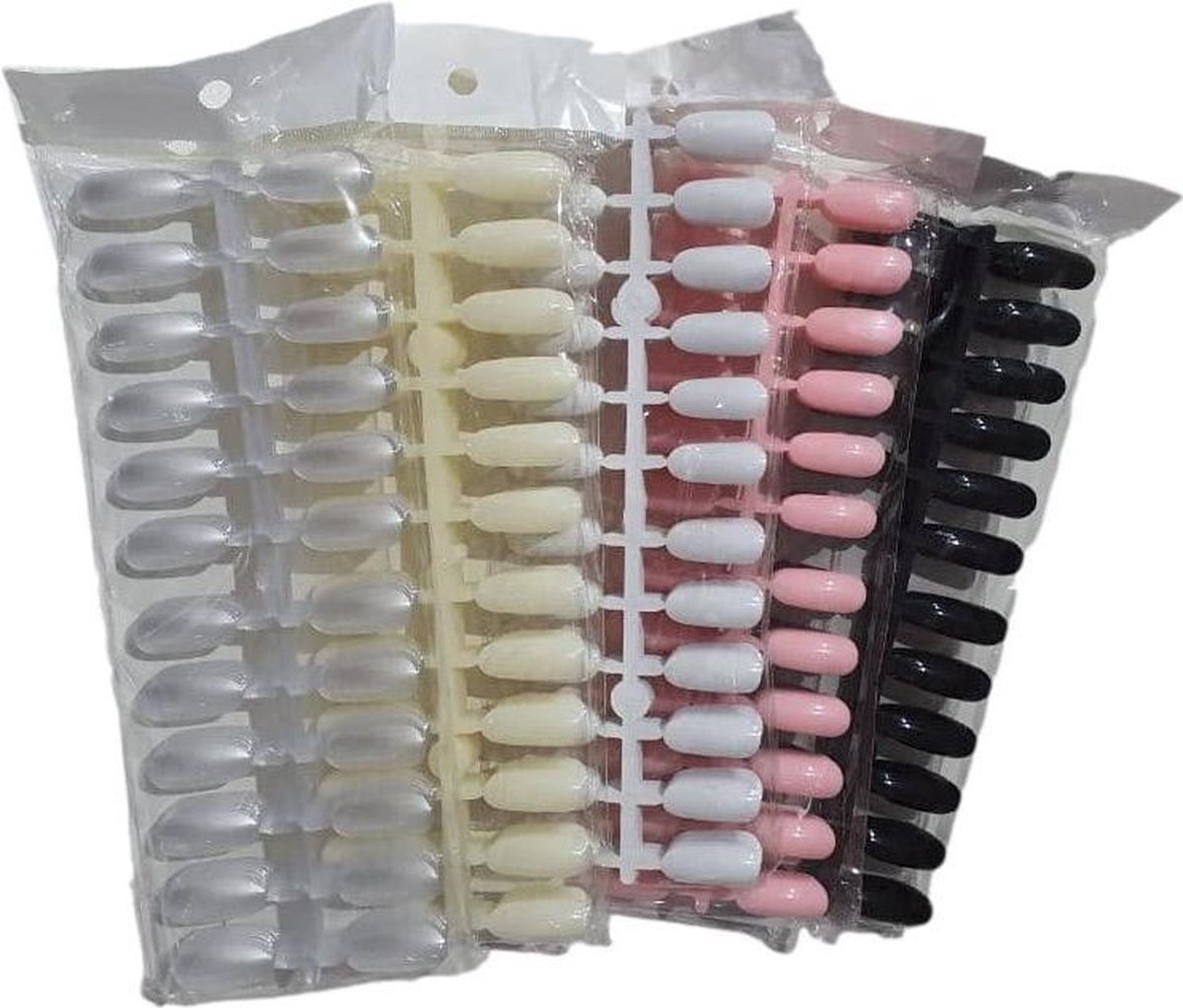 Goedkoopste Show tips SET met 5 Kleuren a 240 stuks