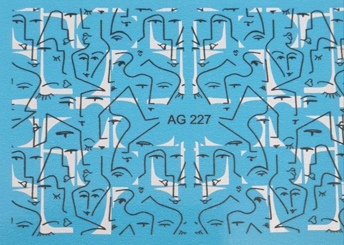 Goedkoopste Korneliya Airbrush Waterdecal AG 227 Black/White