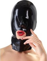 Latex Hoofdmasker - BDSM - Maskers - Zwart - Discreet verpakt en bezorgd