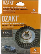 Ozaki Onkruidborstel (150mm, H 65mm, boring 20/25,4 mm)