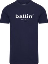 Ballin Est. 2013 - Heren Tee SS Tapered Fit Shirt - Blauw - Maat 3XL