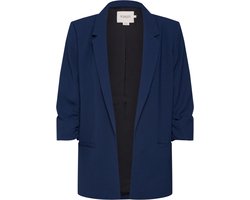 SOAKED IN LUXURY SLSHIRLEY BLAZER - Navy Blue
