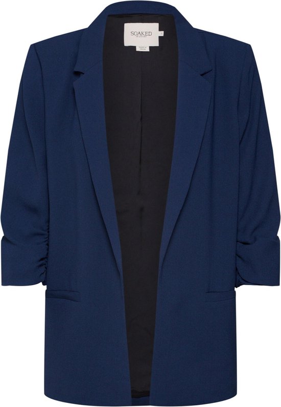 SOAKED IN LUXURY SLSHIRLEY BLAZER - Navy Blue