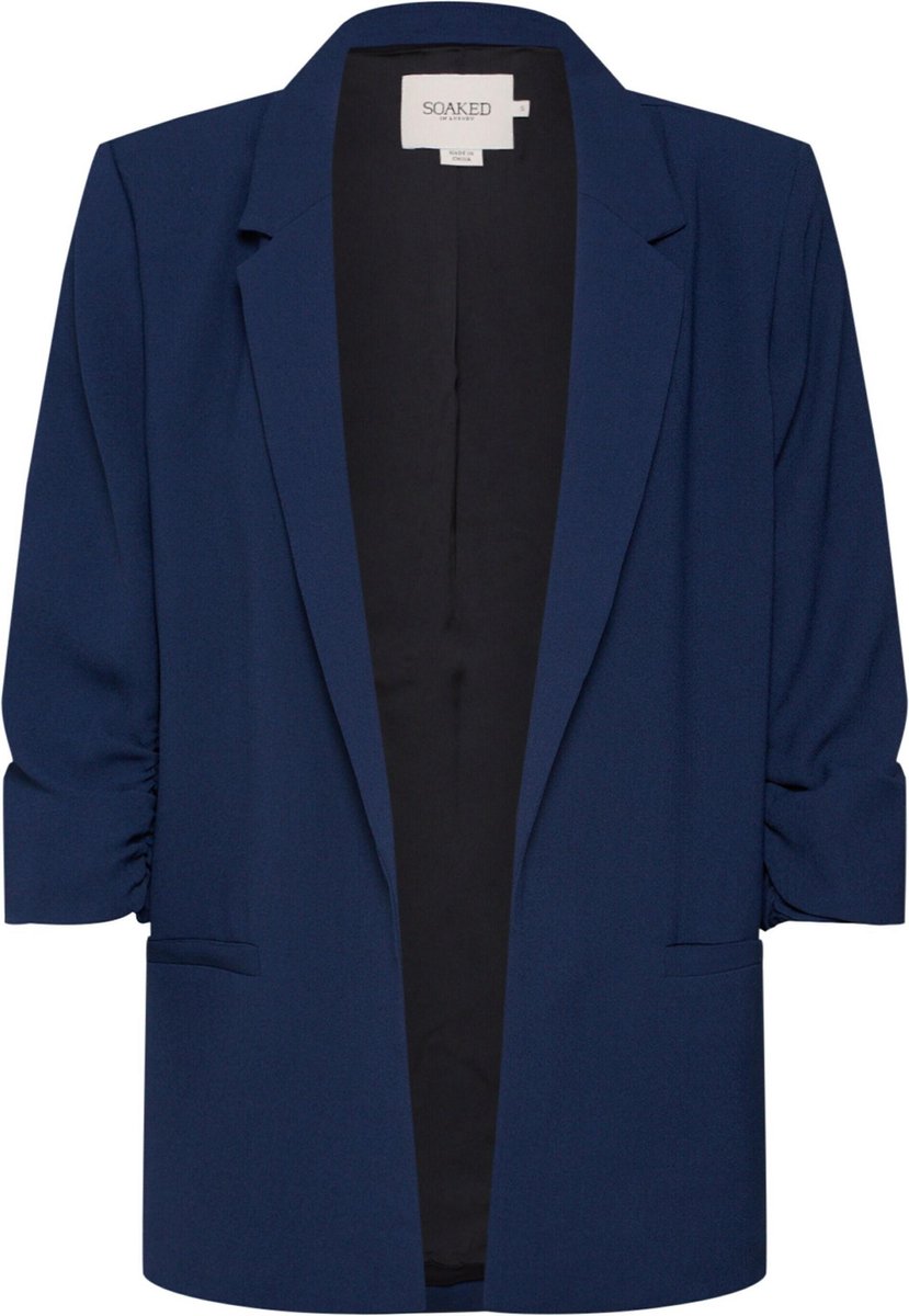 SOAKED IN LUXURY SLSHIRLEY BLAZER - Navy Blue