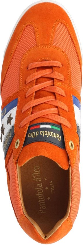 Pantofola d'Oro Imola Canvas Sneakers - Heren Leren Veterschoenen - Oranje  - Maat 47 | bol.com