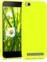 kwmobile telefoonhoesje voor Xiaomi Redmi 5A - Hoesje voor smartphone - Back cover in neon geel