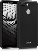 kwmobile telefoonhoesje voor Xiaomi Redmi 6 - Hoesje voor smartphone - Back cover in mat zwart