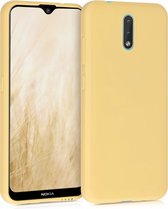 kwmobile telefoonhoesje voor Nokia 2.3 - Hoesje voor smartphone - Back cover in mat geel