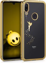 kwmobile hoesje voor Xiaomi Redmi Note 7 / Note 7 Pro - backcover voor smartphone - Fee design - goud / transparant