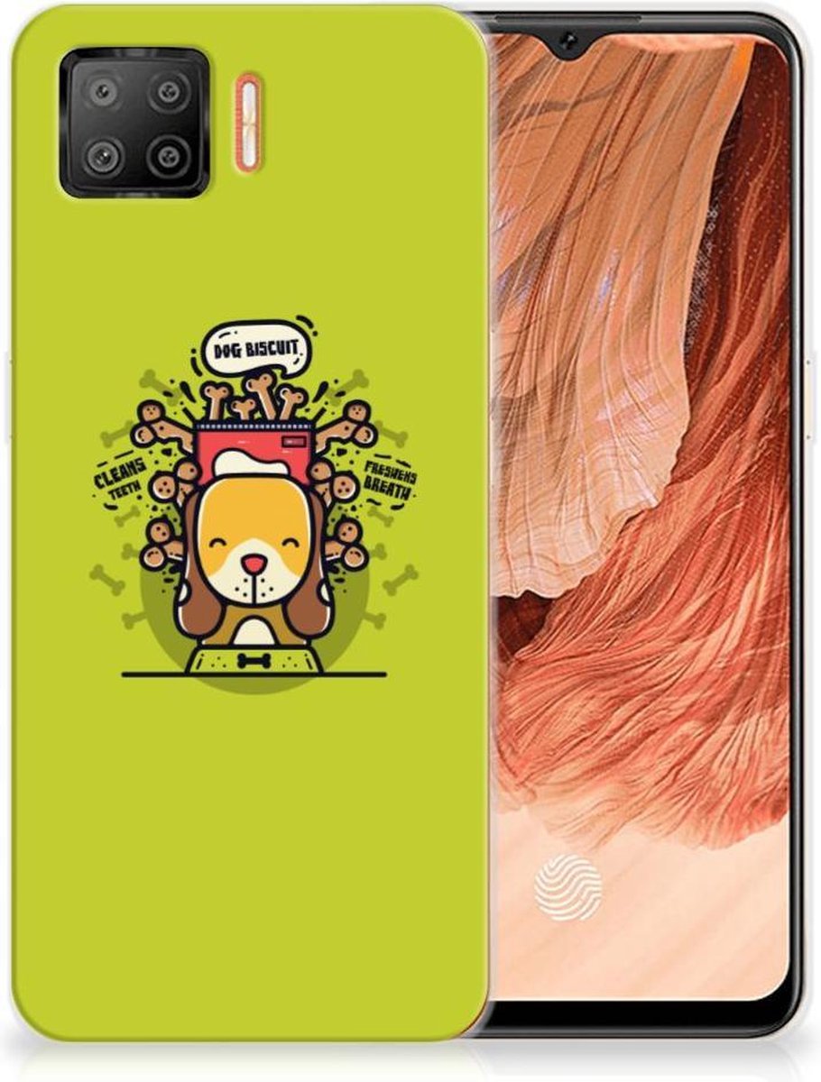 OPPO A73 4G Telefoonhoesje met Naam Doggy Biscuit