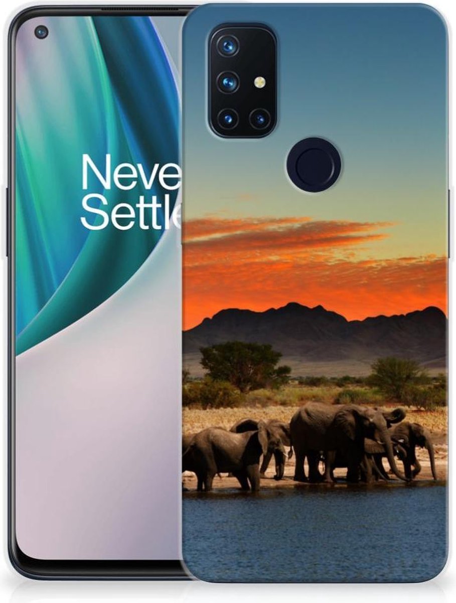 OnePlus Nord N10 5G TPU Hoesje Olifanten