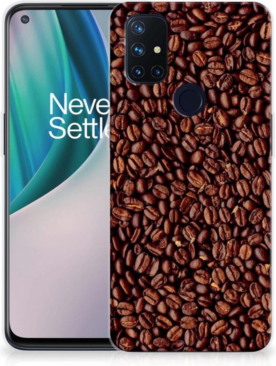 OnePlus Nord N10 5G Siliconen Case Koffiebonen