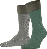 Esprit Allover Stripe 2-PACK Sokken Heren 17729 - Meerkleurig meerdere kleuren zie foto Heren - 43-46