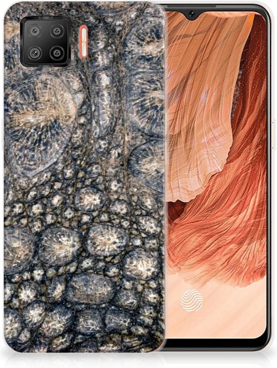 OPPO A73 4G TPU Hoesje Krokodillenprint