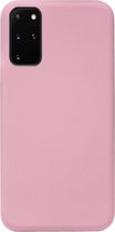 ADEL Siliconen Back Cover Softcase Hoesje Geschikt voor Samsung Galaxy S20 Plus - Roze