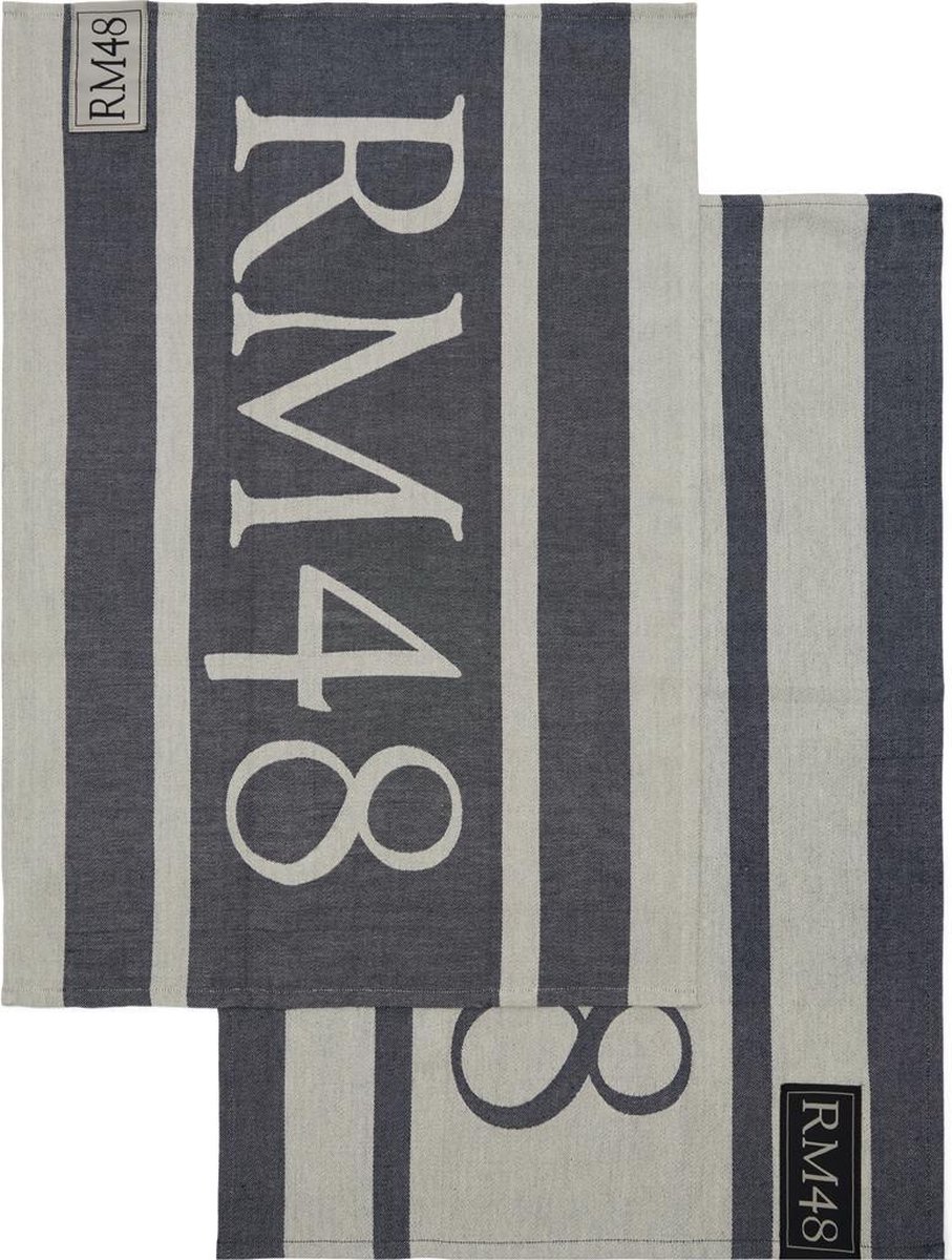 RM 48 Tea Towel 2 pieces - Riviera Maison