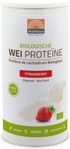 Biologische Wei Proteïne poeder 75% - Aardbei - 450 g