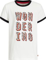 WE Fashion Meisjes T-shirt met glitteropdruk