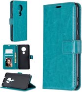 Portemonnee Book Case Hoesje Geschikt voor: Nokia 3.4 -  turquoise