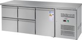 Royal Catering Koelwerkbank - 403 l - 1 deur - 4 schuifladen