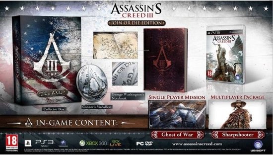 Pellen Alvast Dwaal Assassins Creed III - Join, or Die Edition PS3 | Games | bol.com