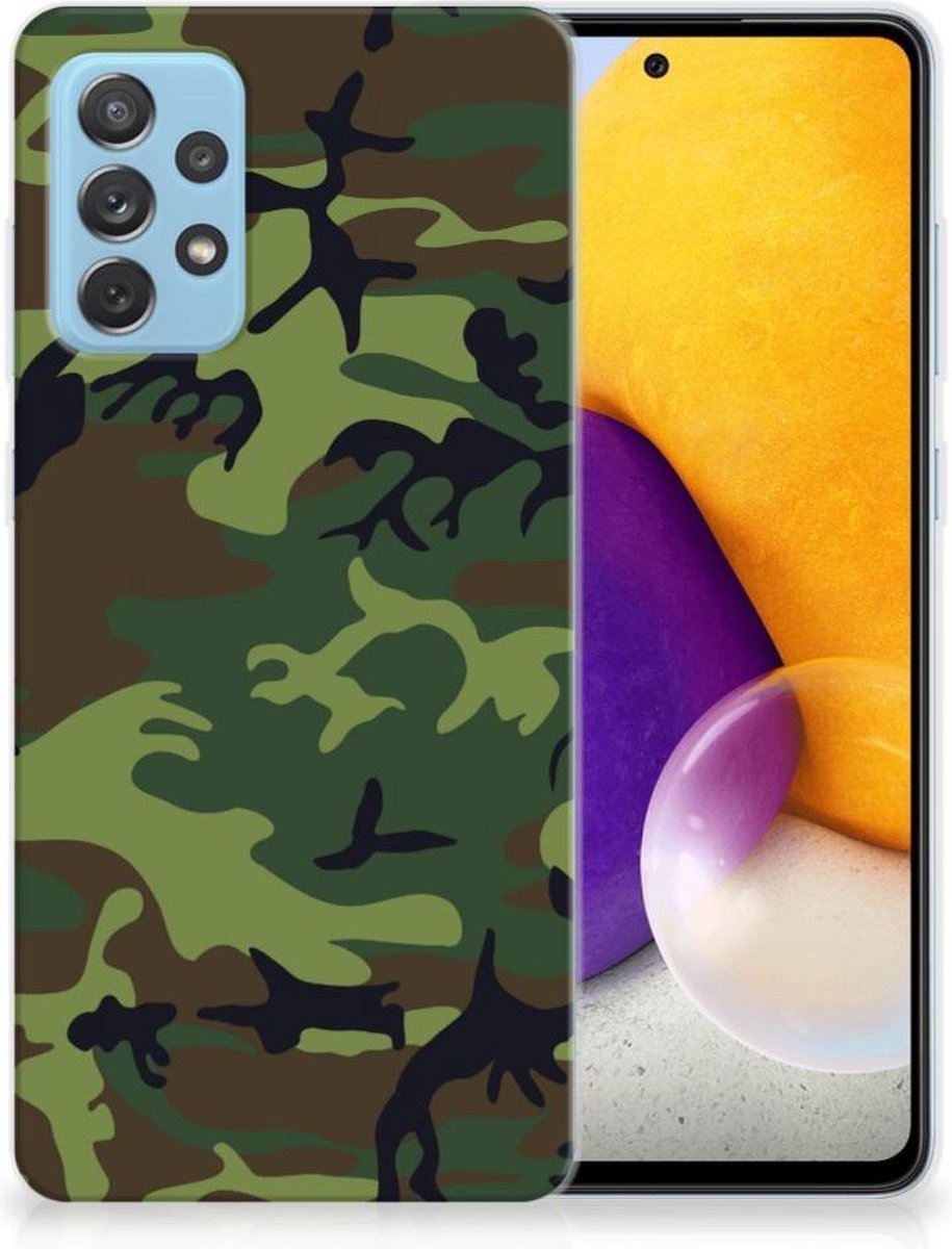 Samsung Galaxy A72 TPU bumper Army Dark