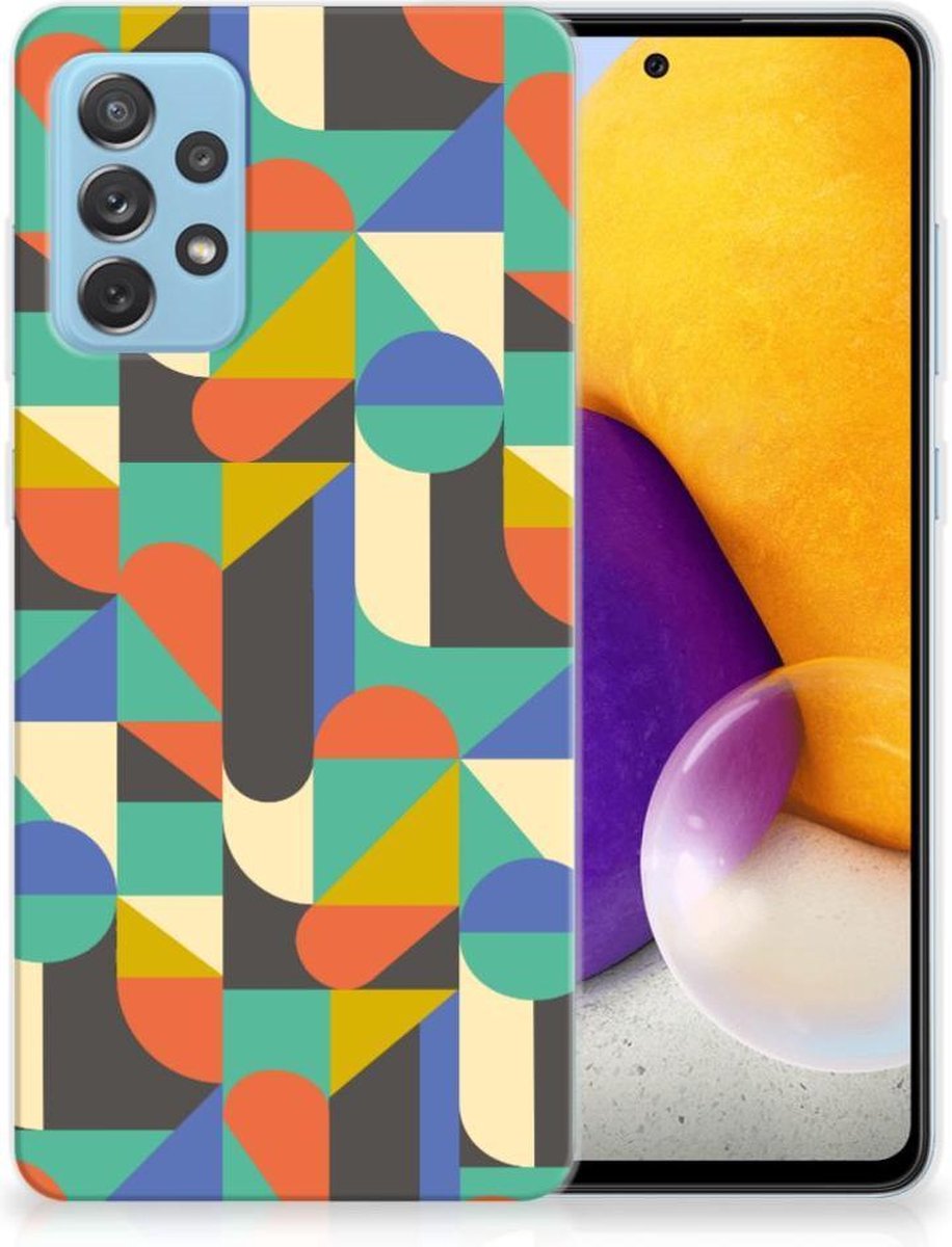 Samsung Galaxy A72 TPU bumper Funky Retro