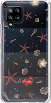 Casetastic Samsung Galaxy A42 (2020) 5G Hoesje - Softcover Hoesje met Design - Sea World Print