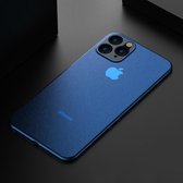 Voor iPhone 11 Pro Max Ultradunne Frosted PP Case (blauw)