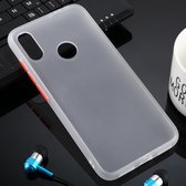 Voor Xiaomi Redmi Note 7 Skin Hand Feeling Series Anti-fall Frosted PC + TPU Case (transparant)