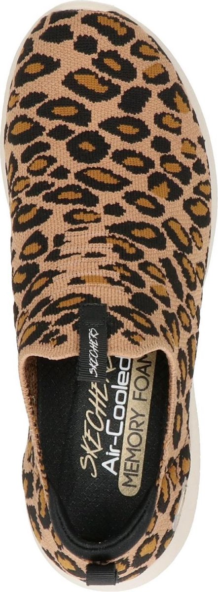 Skechers Ultra Flex Wild Expedition instappers luipaard - Maat 36 | bol.com