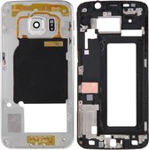 Volledige behuizing Cover (voorkant behuizing LCD Frame Bezel Plate + Back Plate behuizing Camera Lens Panel) voor Galaxy S6 Edge / G925 (zilver)