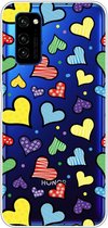 Voor Huawei Honor V30 Lucency Painted TPU beschermhoes (Love)