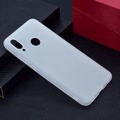 Voor Huawei nova 3 Candy Color TPU Case (wit)