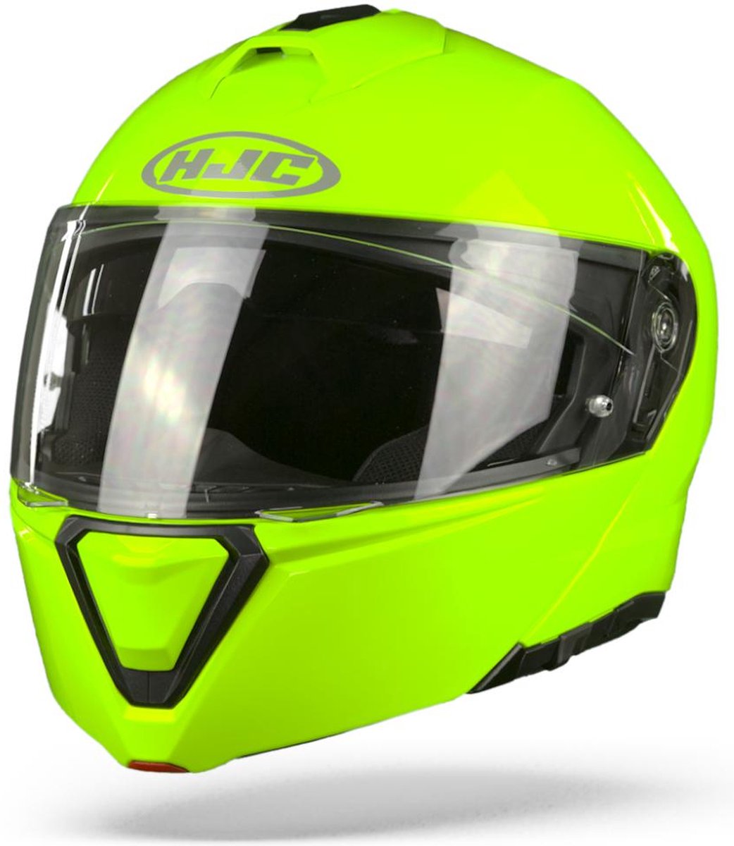 HJC I90 Fluorgeel Systeemhelm - Motorhelm  - Maat S