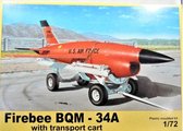 PlusModel | AL7035 | Firebee BQM-34A with transport cart | 1:72